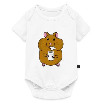Toilet paper hamsters toilet paper hamster purchase - Baby Premium short-sleeve bodysuit - white - Front