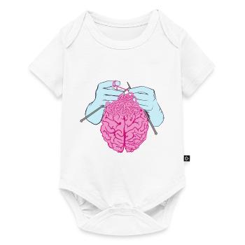 Brain Construction - Baby Premium Kurzarmbody - Weiß - Vorne