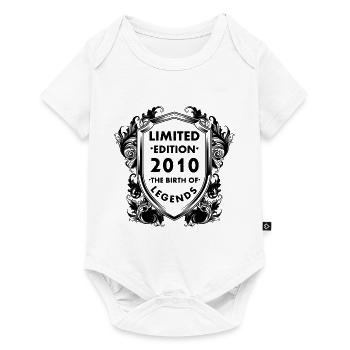 2010 - Baby Premium Kurzarmbody - Weiß - Vorne