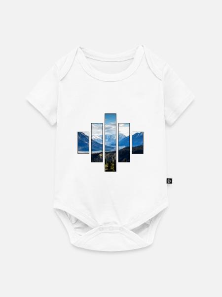 Natur - Baby Premium Kurzarmbody - Weiß