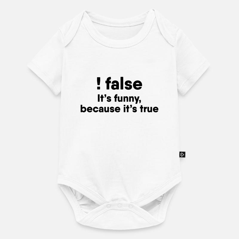 Programmierer Witz Lustiges Humor Programmierer - Baby Premium Kurzarmbody - Weiß
