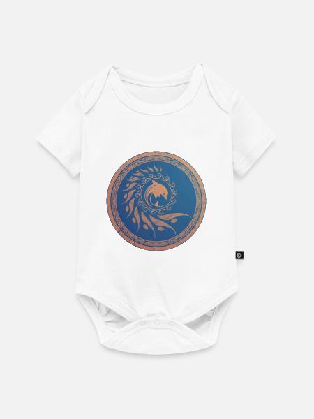 Nautilus Delfin - Baby Premium Kurzarmbody - Weiß