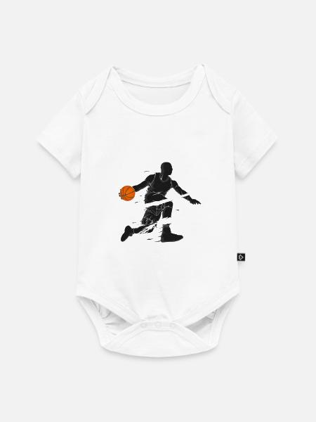 Basketball-Spieler - Baby Premium Kurzarmbody - Weiß