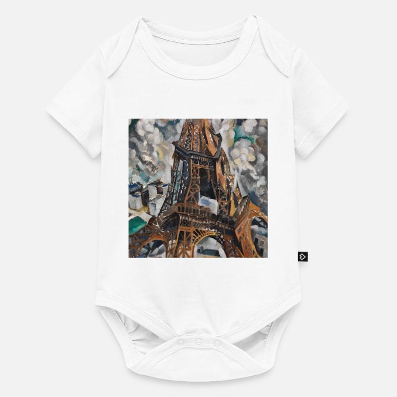 Robert Delaunay: Der Eiffelturm, 1909–11 - Baby Premium Kurzarmbody - Weiß