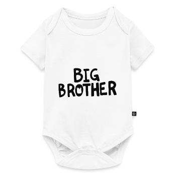 big brother crown - Baby Premium short-sleeve bodysuit - white - Front
