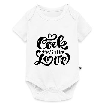 cuisine avec amour - Body à manches courtes Premium Bébé - blanc - Devant
