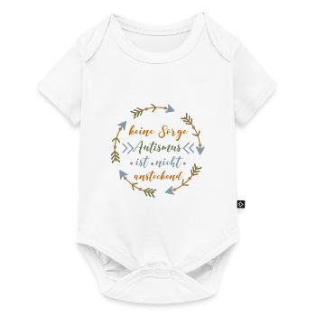 Autismus - Baby Premium Kurzarmbody - Weiß - Vorne