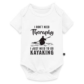 Kayak Kajak Wassersport Kanu Kayaking Geschenkidee - Baby Premium Kurzarmbody - Weiß - Vorne
