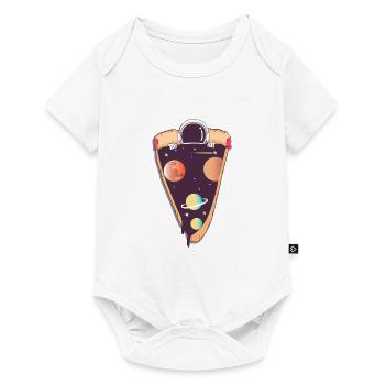 Astronaut Pizza Universe Nerd Planet Space Chocol - Baby Premium short-sleeve bodysuit - white - Front