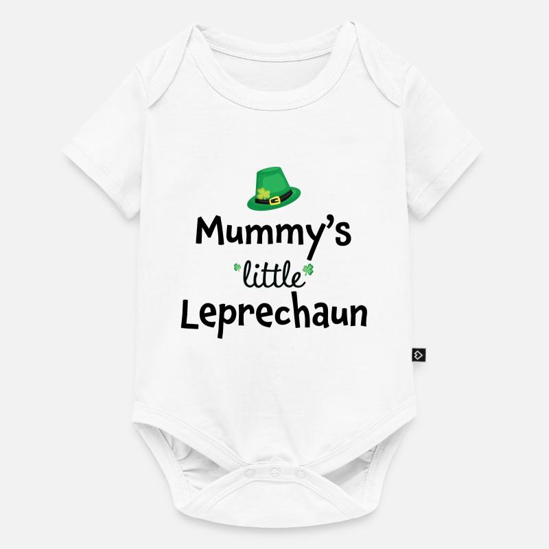 Petit Leprechaun - Body à manches courtes Premium Bébé - blanc