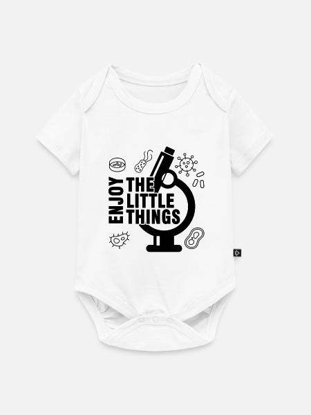 Biologie Biologe Labor Forschung Geschenk - Baby Premium Kurzarmbody - Weiß