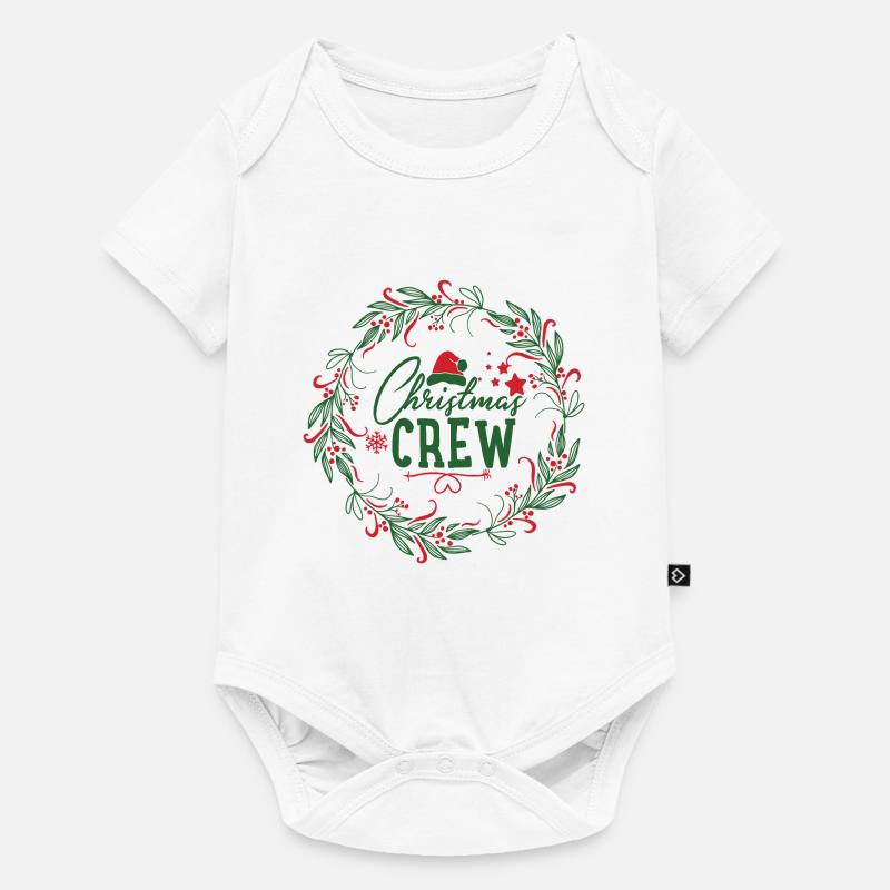 équipage de Noël - Body à manches courtes Premium Bébé - blanc