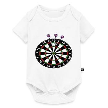 Darts 180 - Baby Premium short-sleeve bodysuit - white - Front