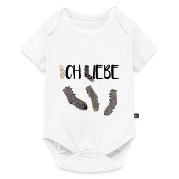 Ich liebe Socken! - Baby Premium Kurzarmbody - Weiß - Vorne