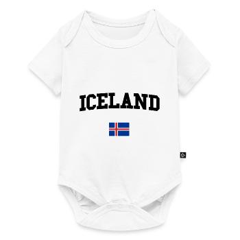ICELAND - Baby Premium short-sleeve bodysuit - white - Front