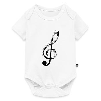 Music Piano Piano Theatre Play Instrument Note - Baby Premium short-sleeve bodysuit - white - Front
