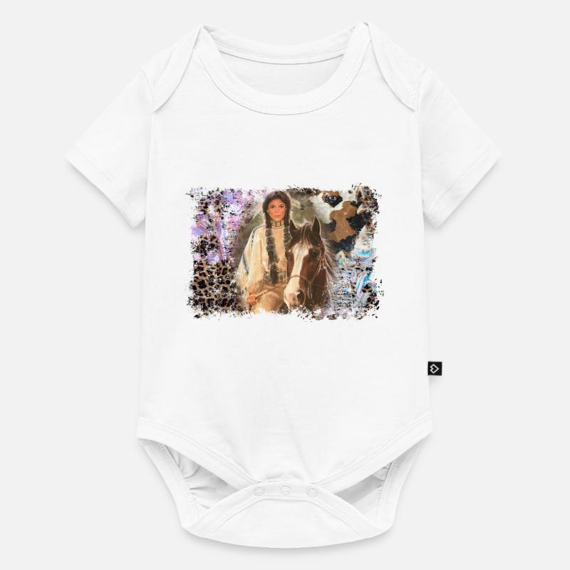 Chef indien vintage - Body à manches courtes Premium Bébé - blanc