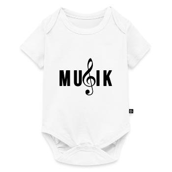 Musik - Music - Baby Premium short-sleeve bodysuit - white - Front