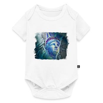 New York City NYC USA America Statue of Liberty - Baby Premium short-sleeve bodysuit - white - Front