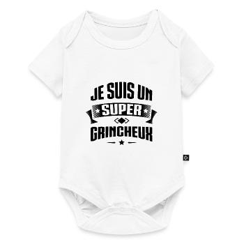 SUPER GRINCHEUX - Body à manches courtes Premium Bébé - blanc - Devant
