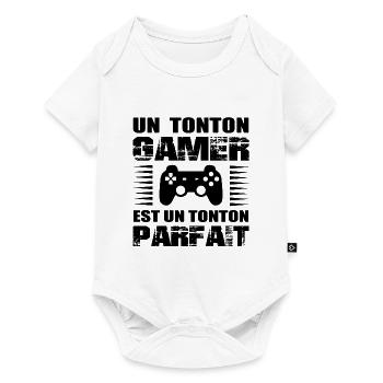 TONTON GAMER PARFAIT - Body à manches courtes Premium Bébé - blanc - Devant