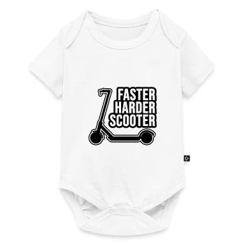 Faster Scooter - Body à manches courtes Premium Bébé - blanc - Devant