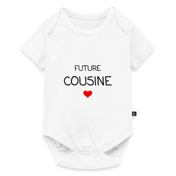 FUTURE COUSINE - Body à manches courtes Premium Bébé - blanc - Devant