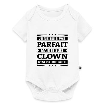 JE SUIS CLOWN - Body à manches courtes Premium Bébé - blanc - Devant