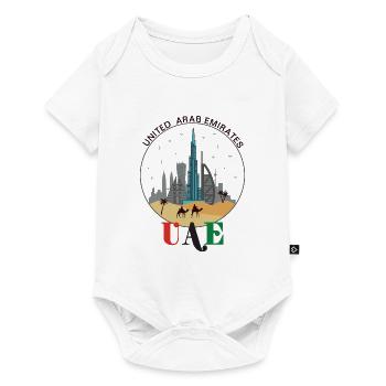 United Arab Emirates Burj Khalifa Desert Du - Baby Premium short-sleeve bodysuit - white - Front