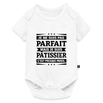 JE SUIS PÂTISSIER - Body à manches courtes Premium Bébé - blanc - Devant