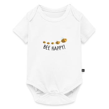 Bee happy - Body à manches courtes Premium Bébé - blanc - Devant