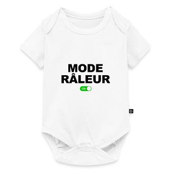 MODE RÂLEUR ON - Body à manches courtes Premium Bébé - blanc - Devant
