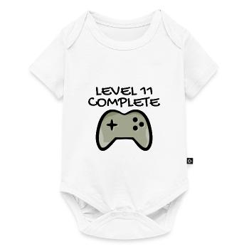 11th Birthday - Gamer 11 - 11 Years Gift - Baby Premium short-sleeve bodysuit - white - Front