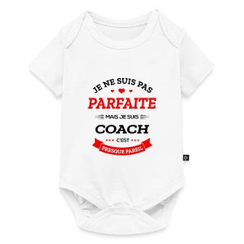 COACH PARFAITE - Body à manches courtes Premium Bébé - blanc - Devant