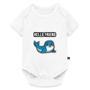 Cute little seal - Baby Premium short-sleeve bodysuit - white - Front