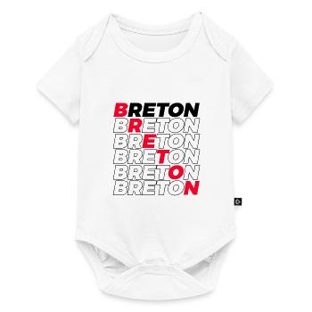 BRETON - Body à manches courtes Premium Bébé - blanc - Devant