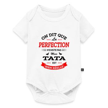 TATA PARFAITE - Body à manches courtes Premium Bébé - blanc - Devant