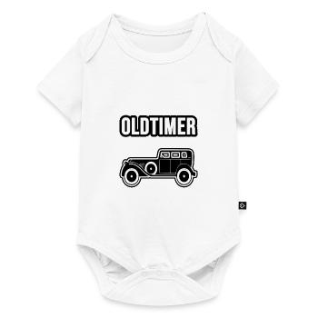Oldtimer - Baby Premium Kurzarmbody - Weiß - Vorne