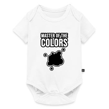 Maître des couleurs - Body à manches courtes Premium Bébé - blanc - Devant