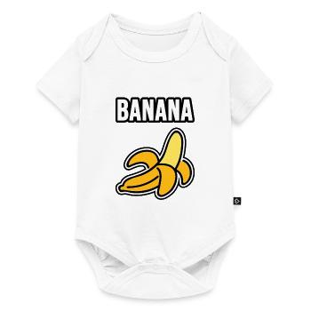 Banana - Baby Premium short-sleeve bodysuit - white - Front