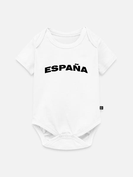 Spanien - Baby Premium Kurzarmbody - Weiß