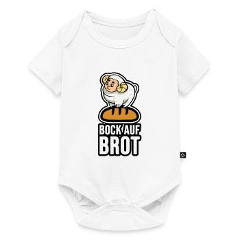 Bock auf Brot - Baby Premium Kurzarmbody - Weiß - Vorne