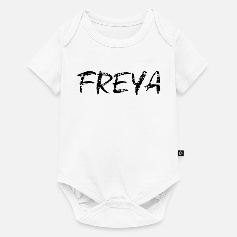 Freya - Baby Premium Kurzarmbody - Weiß