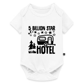 5 Billion Star Hotel Camping - Baby Premium short-sleeve bodysuit - white - Front