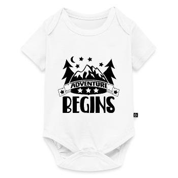 L’aventure commence - Body à manches courtes Premium Bébé - blanc - Devant