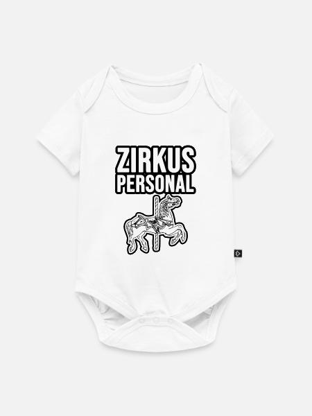 Zirkus Personal - Baby Premium Kurzarmbody - Weiß
