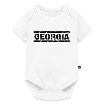 Georgia - Baby Premium short-sleeve bodysuit - white - Front
