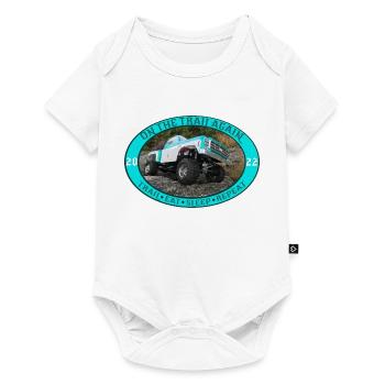 RC crawler on the trail again - Baby Premium short-sleeve bodysuit - white - Front