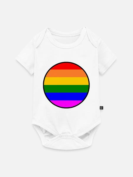 Lgbt - Baby Premium Kurzarmbody - Weiß