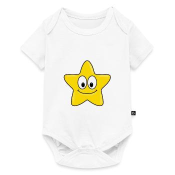 STERN - KINDER - BABYS - GESCHENKIDEEN - Baby Premium Kurzarmbody - Weiß - Vorne